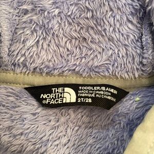 The North Face! “Like New” fleece jacket- purple, 2T